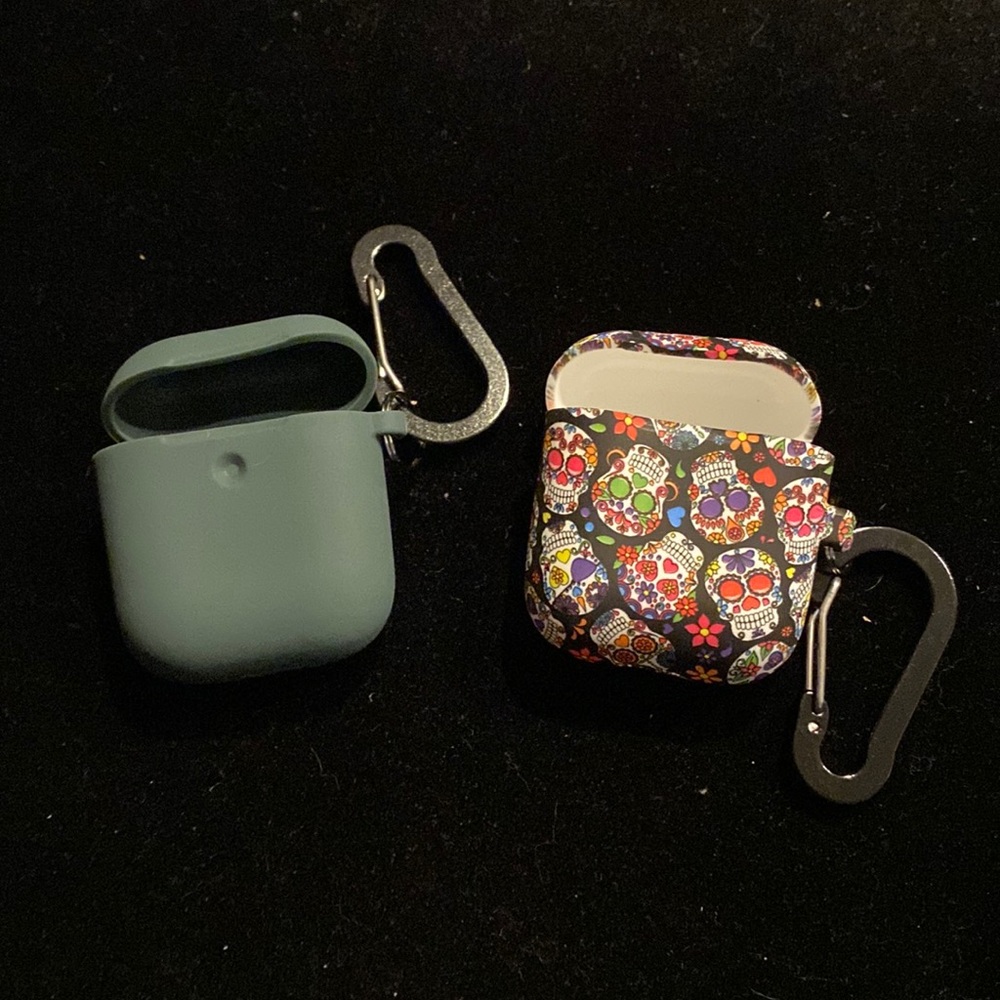 2 Silicone Shockproof Cases for Airpods 1st and AirPods 2nd